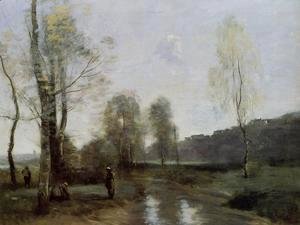 Jean-Baptiste-Camille Corot - Canal in Picardi