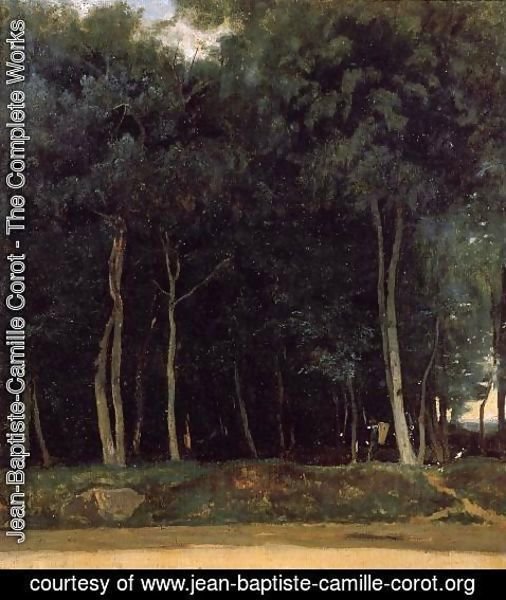 Jean-Baptiste-Camille Corot - Fontainebleau, the Bas-Breau Road