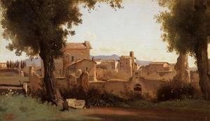 Jean-Baptiste-Camille Corot - Rome - View from the Farnese Gardens, Morning