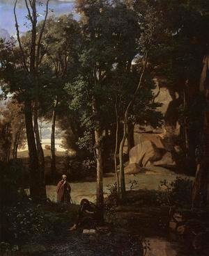 Jean-Baptiste-Camille Corot - Democritus and the Abderiti