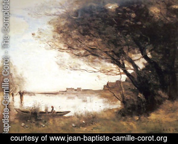 Jean-Baptiste-Camille Corot - L'Inondation (or Effet du Matin)