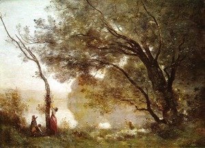 Jean-Baptiste-Camille Corot - Recollections of Mortefontaine, 1864