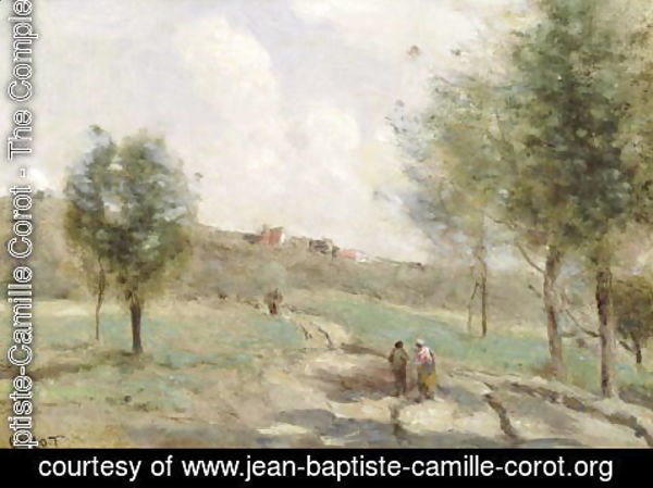 Jean-Baptiste-Camille Corot - Coubro: Ascending Path