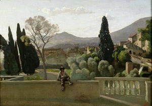 The Gardens of the Villa d'Este, Tivoli, 1843