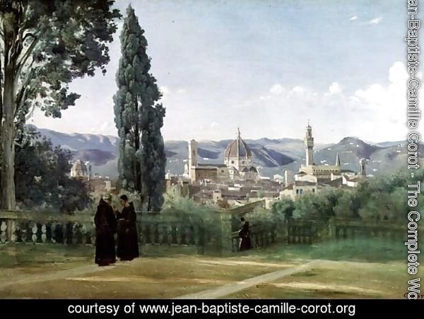 View of Florence from the Boboli Gardens, c.1834-36