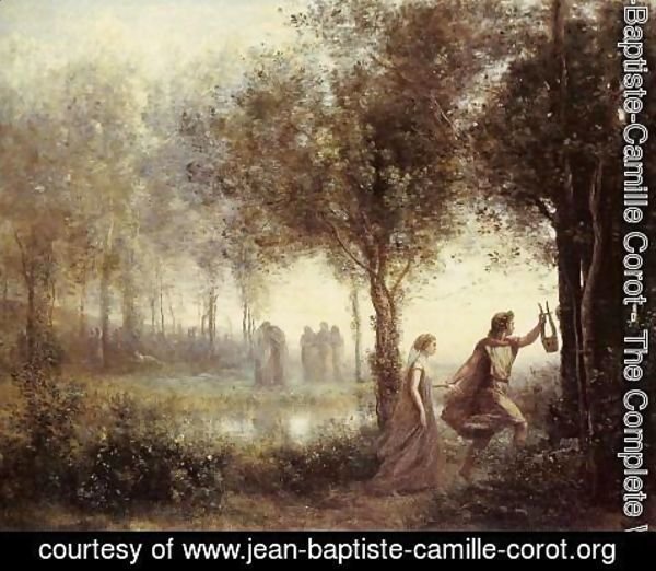 Jean-Baptiste-Camille Corot - Orpheus Leading Eurydice from the Underworld, 1861