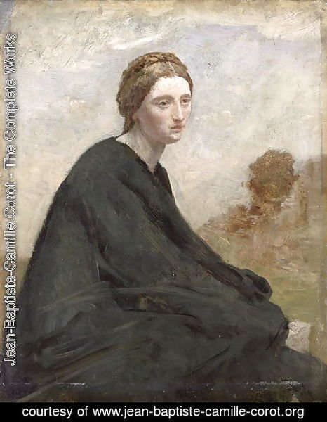 The brooding girl, c.1857