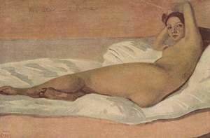 Jean-Baptiste-Camille Corot - The Roman Odalisque (Marietta) 1843