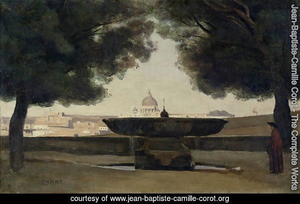The Fountain of the French Academy in Rome, 1826-27