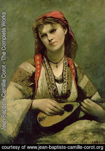 Christine Nilson (1843-1921) or The Bohemian with a Mandolin, 1874