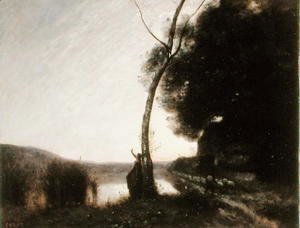 Jean-Baptiste-Camille Corot - The Evening Star, 1864