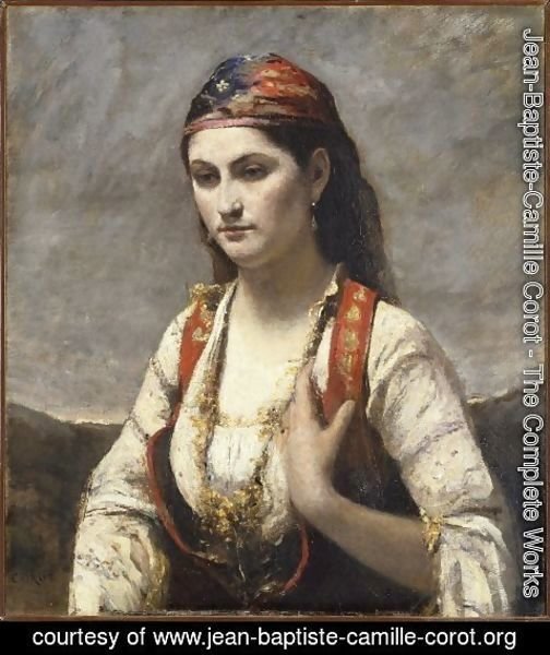 Jean-Baptiste-Camille Corot - The Young Woman of Albano, 1872