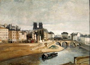 The Seine and the Quai des Orfevres, 1835