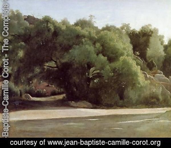 Jean-Baptiste-Camille Corot - Fontainebleau - the Chailly Road