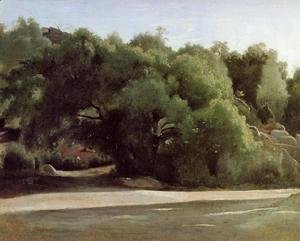 Jean-Baptiste-Camille Corot - Fontainebleau - the Chailly Road