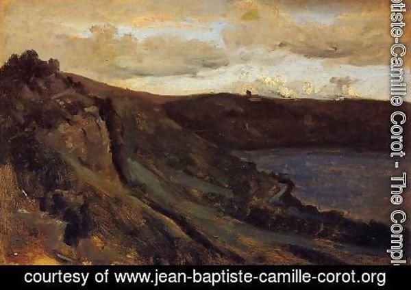 Jean-Baptiste-Camille Corot - The Tibre River Hemmed in by the Collines
