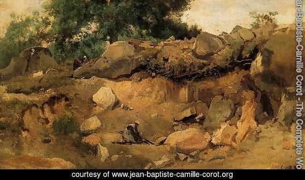Quarry of the Chaise-Mre at Fontainebleau