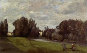 Jean-Baptiste-Camille Corot - The Mill in the Trees
