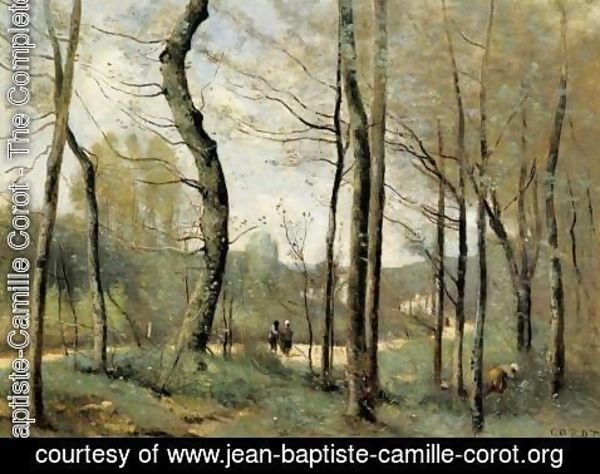 Jean-Baptiste-Camille Corot - First Leaves, near Nantes