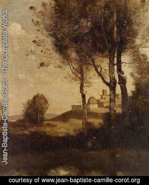 Jean-Baptiste-Camille Corot - Tuscan Beaters