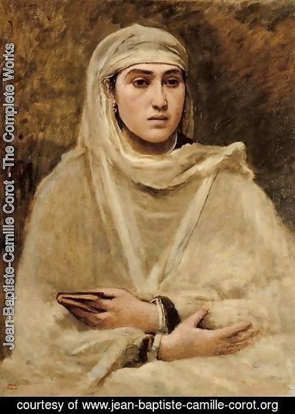 Jean-Baptiste-Camille Corot - Algerian Woman