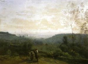 Jean-Baptiste-Camille Corot - Morning, Fog Effect