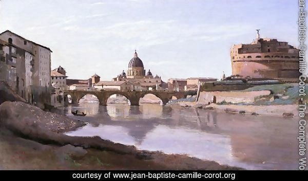 View of St. Peter's and the Castel Sant'Angelo
