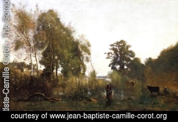 Jean-Baptiste-Camille Corot - The Ponds of Ville d'Avray