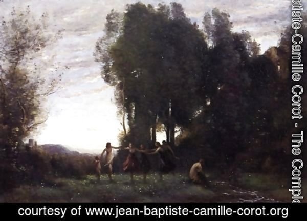 Jean-Baptiste-Camille Corot - Circle of Nymphs, Morning