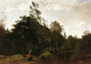 Jean-Baptiste-Camille Corot - Forest Clearing in the Limousin I