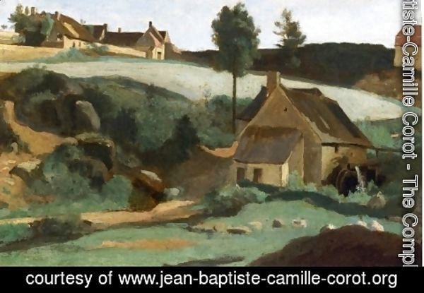 Jean-Baptiste-Camille Corot - Morvan, The Little Mill