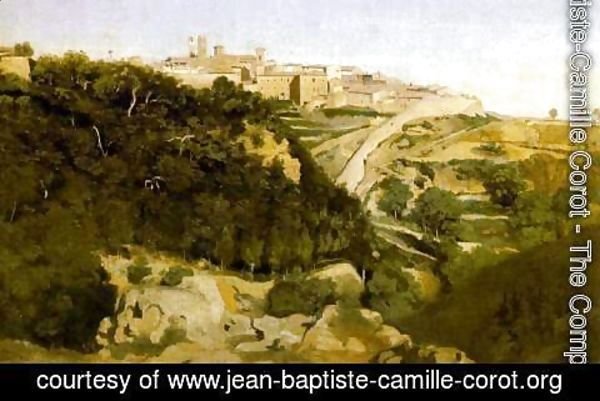 Jean-Baptiste-Camille Corot - Vista de Volterra