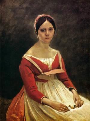Jean-Baptiste-Camille Corot - Young Woman (Madame Legois)