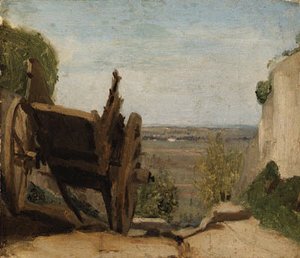 Jean-Baptiste-Camille Corot - La Charrette (The Cart)