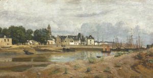 Jean-Baptiste-Camille Corot - Un port de mer en Bretagne