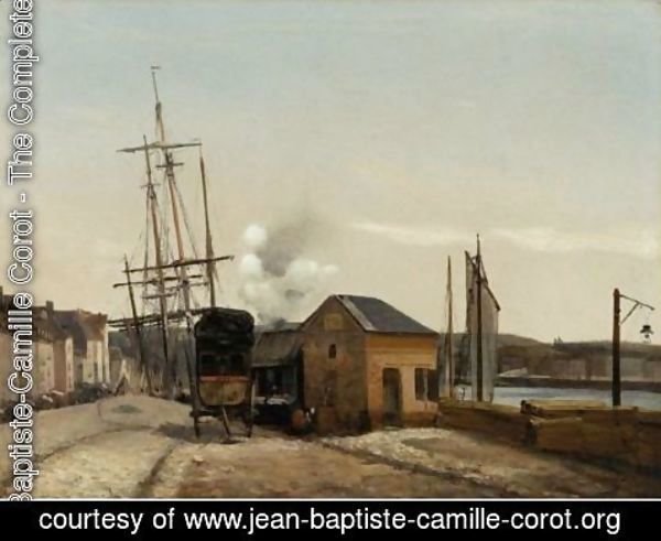 Jean-Baptiste-Camille Corot - The Port Of Rouen