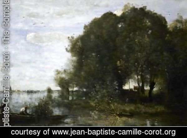 Jean-Baptiste-Camille Corot - La Presqu'Ile Boisee