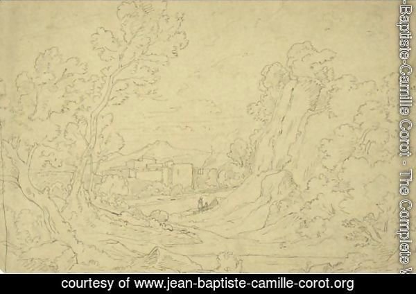 Landscape With Farmhouse And Figures