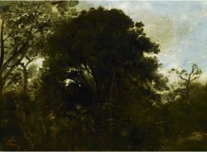Jean-Baptiste-Camille Corot - Study Of Trees