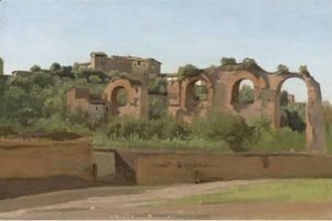 Jean-Baptiste-Camille Corot - View Of The Ruins Of The Claudian Aqueduct, Rome, Near San Giovanni In Laterano And The Villa Wolkonsky