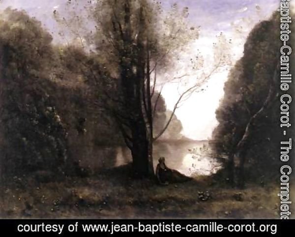 Jean-Baptiste-Camille Corot - The Solitude. Recollection of Vigen, Limousin