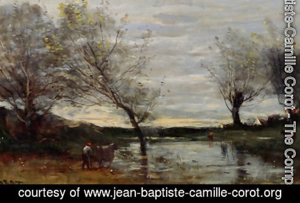 Jean-Baptiste-Camille Corot - Marshy Pastures