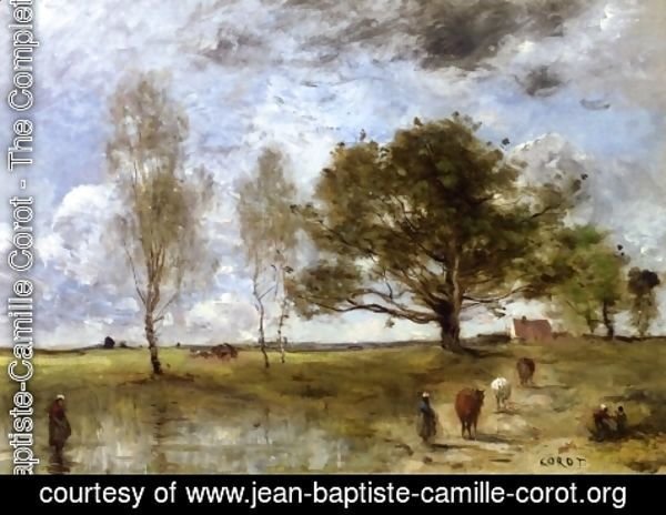 Jean-Baptiste-Camille Corot - The Cow Path