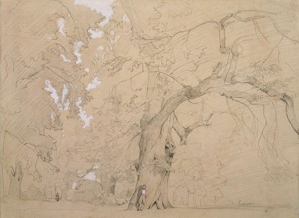 Young Man in Front of a Great Oak, c.1840