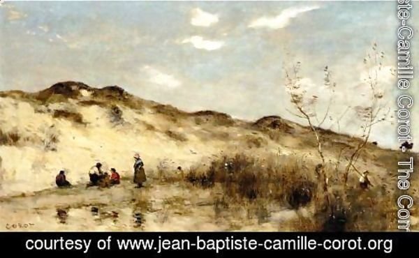 Jean-Baptiste-Camille Corot - A Dune at Dunkirk