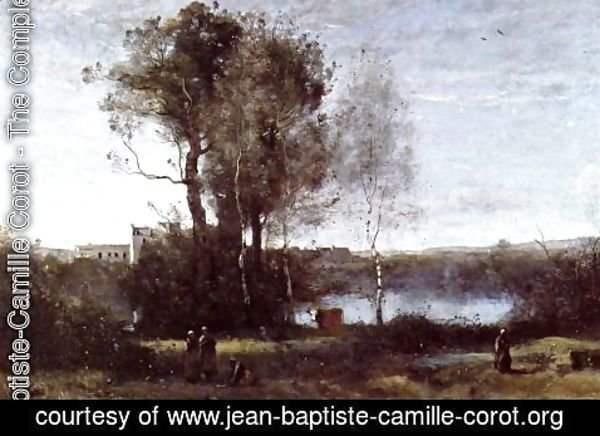 Jean-Baptiste-Camille Corot - Large Sharecropping Farm