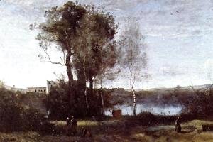 Jean-Baptiste-Camille Corot - Large Sharecropping Farm