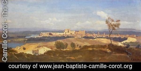Jean-Baptiste-Camille Corot - Avignon Seen from Villenueve-les-Avignon