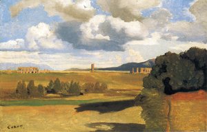 Jean-Baptiste-Camille Corot - The Roman Campagna with the Claudian Aqueduct
