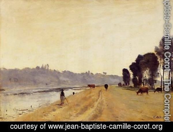 Jean-Baptiste-Camille Corot - Banks of a River